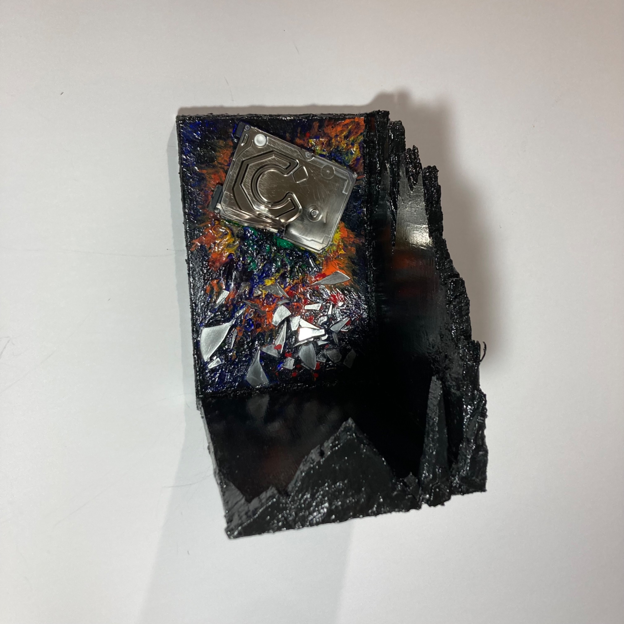Object art made from a hard drive