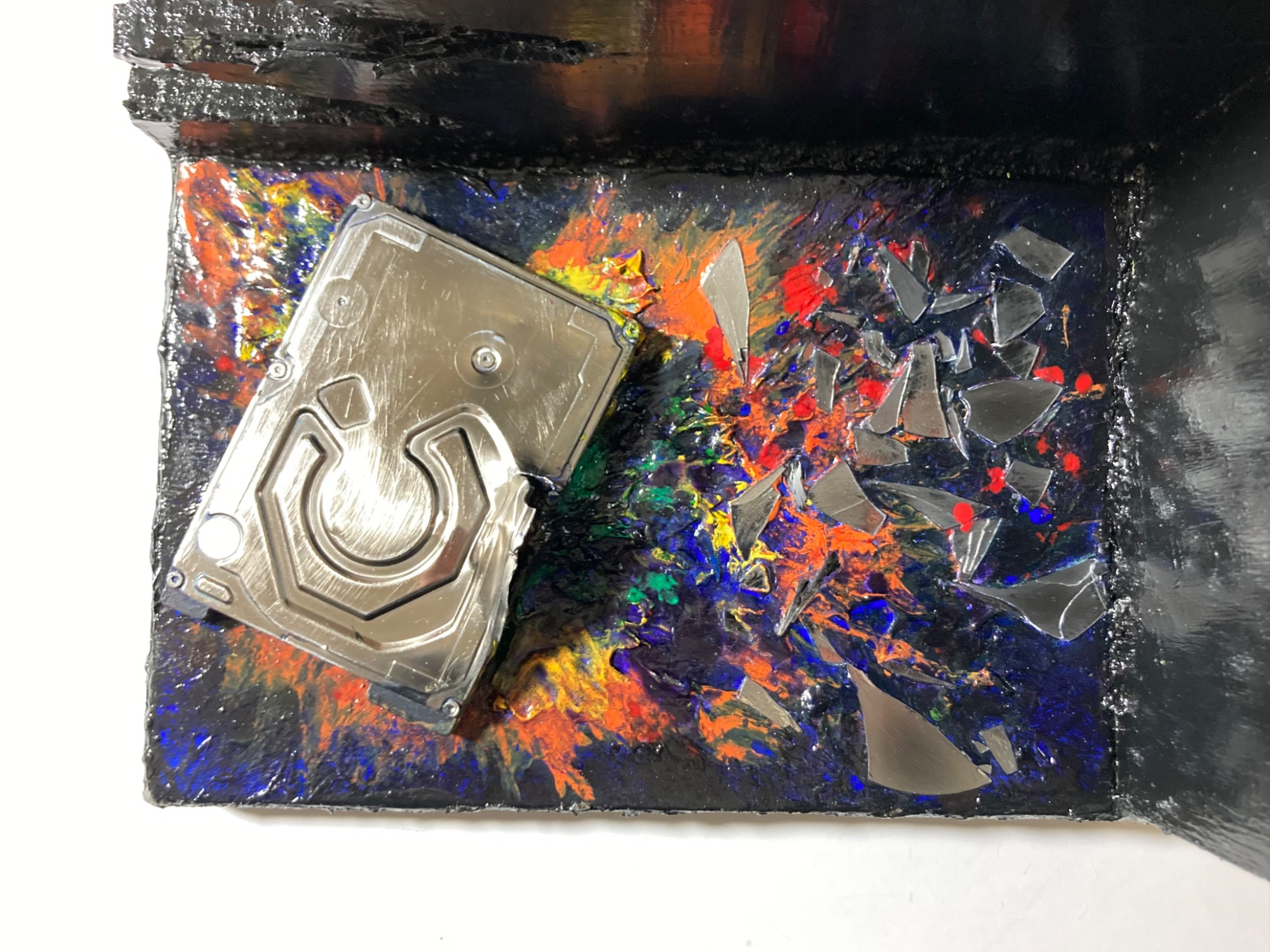 Object art made from a hard drive