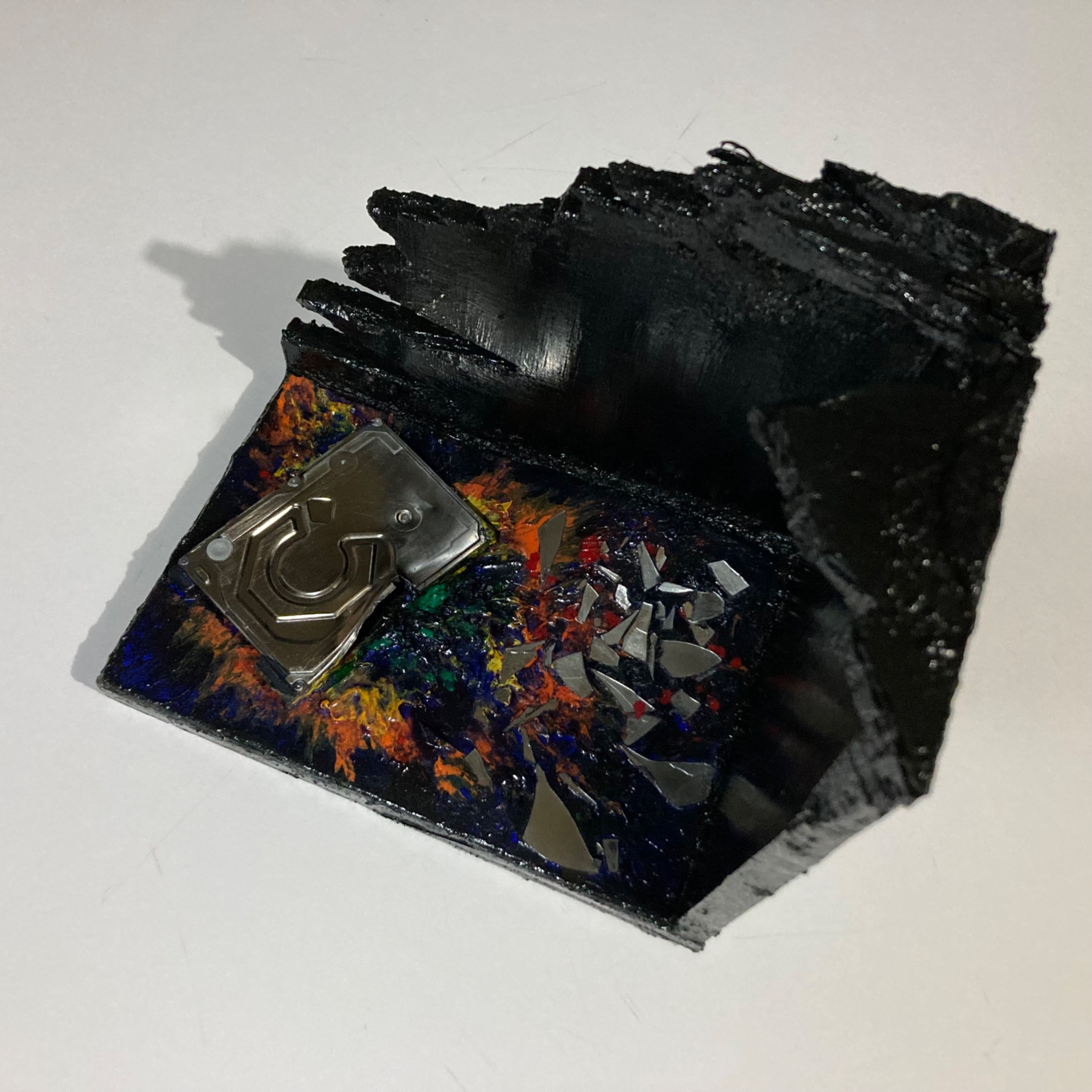Object art made from a hard drive